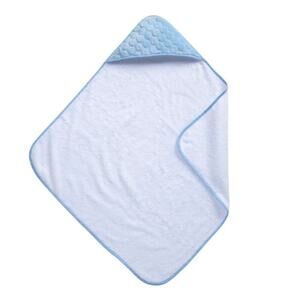 Clair de Lune Marshmallow Baby Hooded Towel in Blue, Size 75X75cm​​